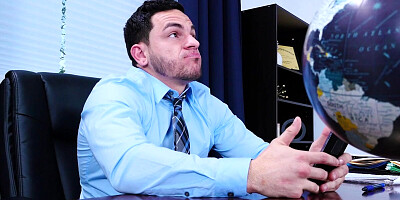 Secretary is about to submit to the sexual needs of her horny boss