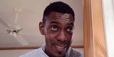 Bubble butt ebony teen girl was very curious about stepdad's giant black schlong