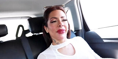 Voluptuous Latina MILF is undressing slowly and revealing her stunning natural curves