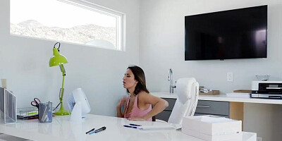 Big boobs French MILF is treated with anal sex and creampie by her handsome neighbor