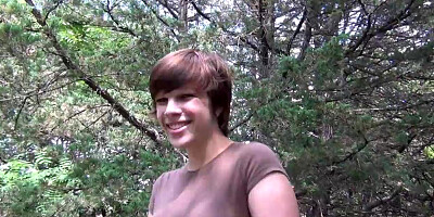 local highschool student stripping down in the local woods