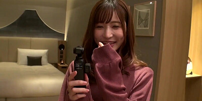 Cute Asian girl sucks a dick and gets fucked in the hotel room