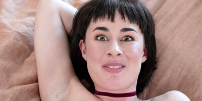 Crazy perverted stepmom fucking with her stepson in POV in order to get pregnant