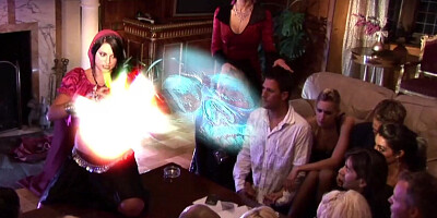 When the brunette and blonde milfs wear stockings they plan on having rough group sex