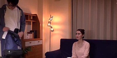 Japanese Mother Fucks Step Sons Friend