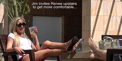 Sugar Daddy Pays Renee's Rent to Avoid Eviction in Exchange to FUCK.