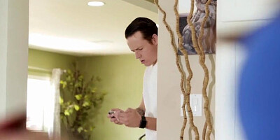 Curvaceous Asian goddess is getting her muff pumped by a next-door neighbor