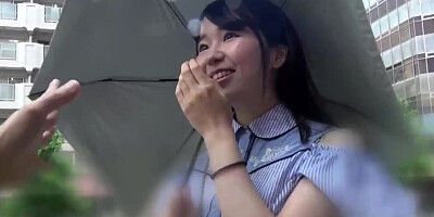 Horny lad sucks Asian girl's tits and pokes her with hard cock