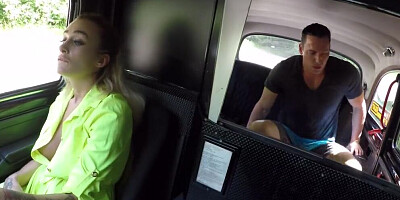Female Fake Taxi Daisy Lee Rides a Big Cock in her Taxi