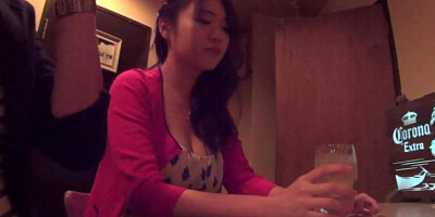 Eri Hosaka is riding boyfriend's cock in this homemade scene