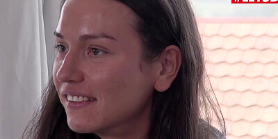 Luscious girl Nataly Gold is fucked by a hung black stallion