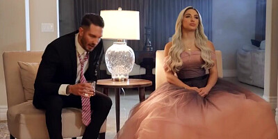 Stepdad knows how to handle his spoiled stepdaughter