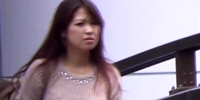 Japanese teens having fun peeing in public