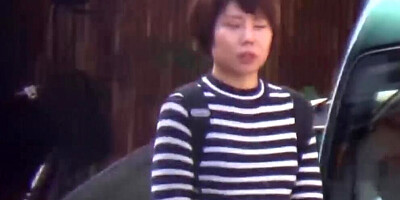 Japanese teens having fun peeing in public