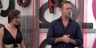Rocco Siffredi is hosting a couple of aroused guys and hot teen girls at his academy