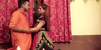 Desi princess is passionately kissed by a handsome man before romantic sex