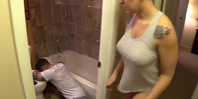 Mom Cares for Tipsy Son Parts 1 & 2