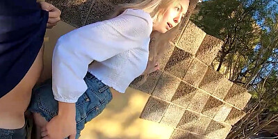 Beautiful blonde newbie feels good fucking for the cam