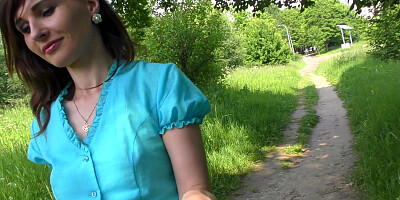 Jeny Smith sunbathing naked in public