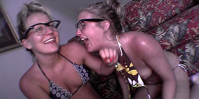 Fun And Cute Party Sluts After Day Drinking Back At My Place