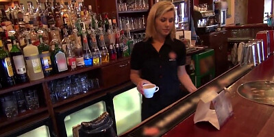 A barmaid teaches you how to fuck her