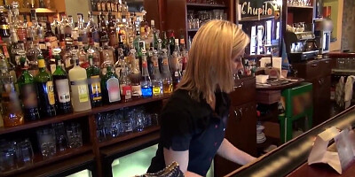 A barmaid teaches you how to fuck her
