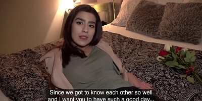 Cute Latina Aaeysha Celebrates Valentines Day With