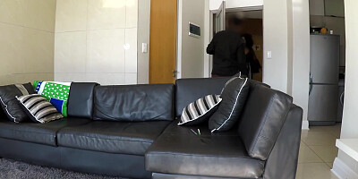 African Casting - Ebony Babe Gets Her Wig Snatched And Big Ass Smashed