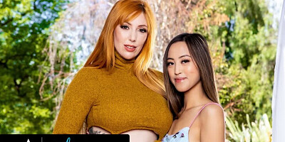 GIRLSWAY - Lauren Phillips And Alexia Anders Spend Their Spring Break Home Masturbating Together