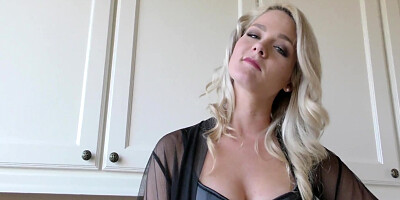 Turned On Blonde Lets Creeper Pound Her Thick Camel Toe Pussy