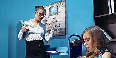 Sexy Librarian Evelin Stone Banging Guest