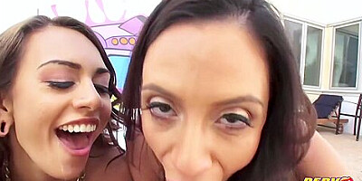 Big Ass Action With Innocent And From With Ariella Ferrera, Janice Griffith And Mike Adriano