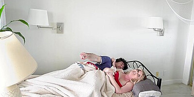 Stepmom Shares A Single Hotel Room Bed With Stepson - Teaser Video