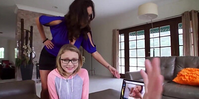 Busted Babysitter Fucked By A Couple - Kota Sky And Ava Addams