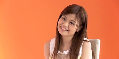 Sexy porn casting with young Asian babe Nao