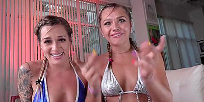 Strippers Jerk For Best Shift At The Club! With Rory Knox And Mia Kay