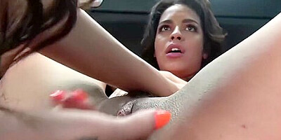 Glam Milfs And Car Bang With Audience - Dana Wolf And Vienna Black