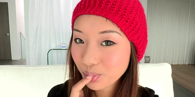 Alina Li pummeled by a super huge cock and gets messy facial