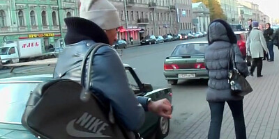 Cute young girl gets a rough pickup fuck