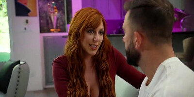Sexy Redhead Needs Her Boyfriends Step son