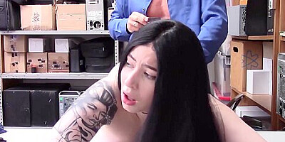 Chubby Goth Has 18yo Perp Pussy Dicked Hardcore With Amilia Onyx