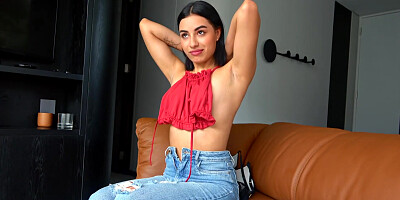 Latina Casting - Shy 18yo Colombian Cutie Riding HUGE Dick In Audition