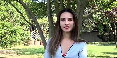 Double Penetration In Park - She Goes Wild With Big