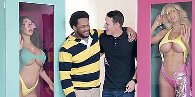 Nicolette Shea And August Taylor Crazy Threesome Sex