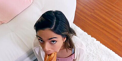 Povs Baguette & Wiener! With Harmony Wonder