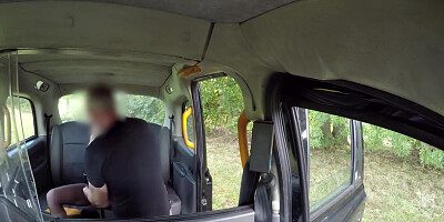 Big-breasted Slut Amber Jayne Fucks Her Taxi Driver
