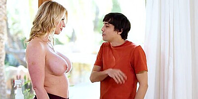 Rachael Cavalli And Ricky Spanish In Milf With Big Tits Sucked Stepsons Big Dick