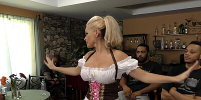 Alena Croft Serves Her Pussy Up To Black Men
