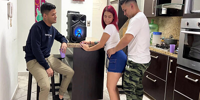 Dancing Reggaeton With My Friends Girlfriend And I Rub My Cock On Her Ass In Front Of Ntr Netorare