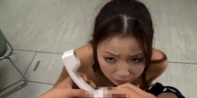 Risa Kasumi Asian model has crazy sex in the bank